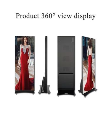 HD Indoor P1.86 LED Screens Poster Advertising Video Player long Lifespan